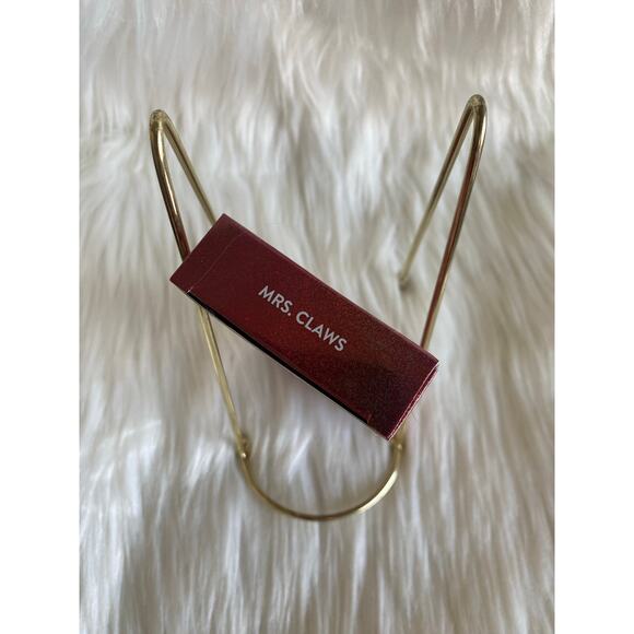 Red Aspen Nail Dashes- Mrs. Claws (Glittery Red Short Nail Dashes) - Picture 3 of 3